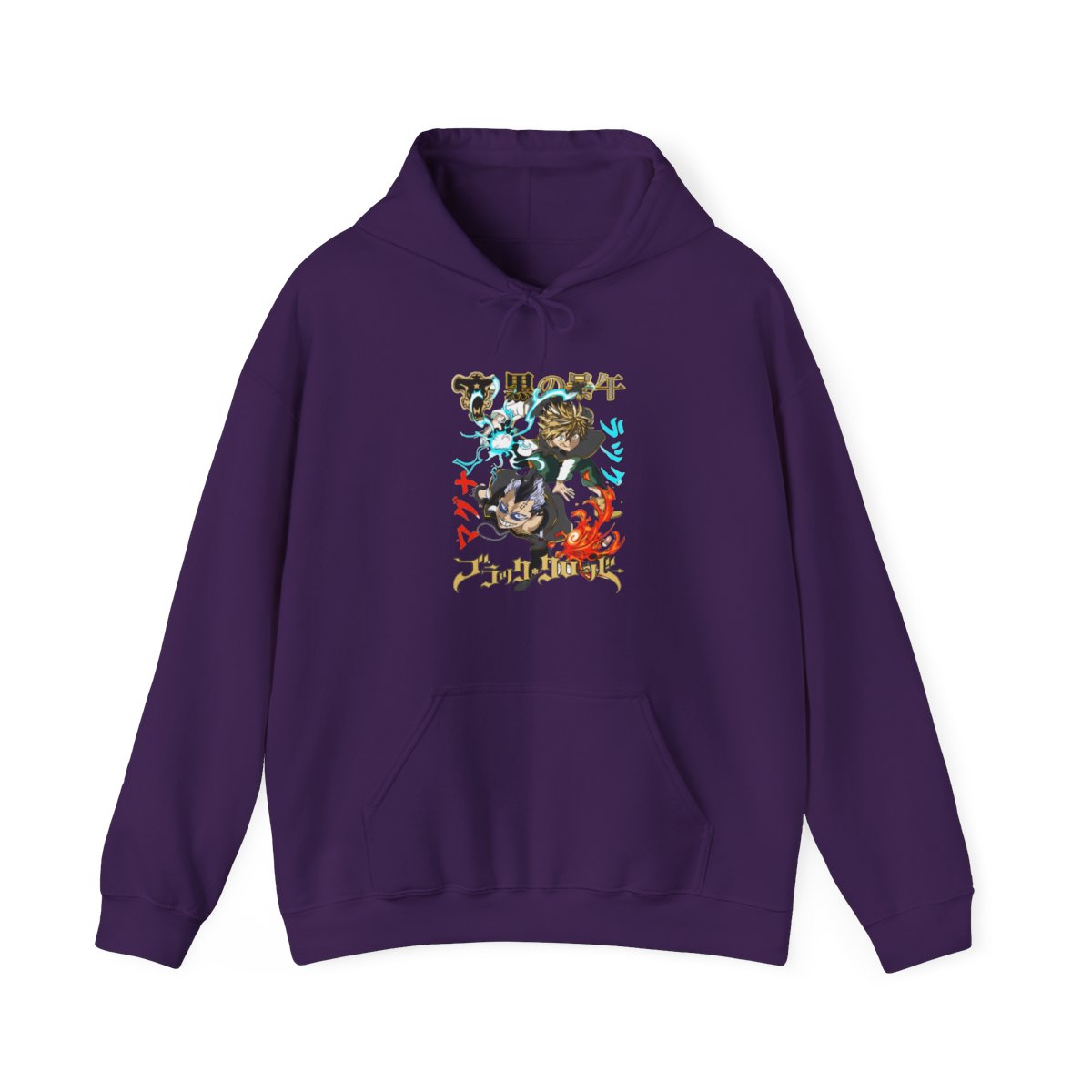 Asta Nacht Hoodie Black Clover Devil Contract Flames
