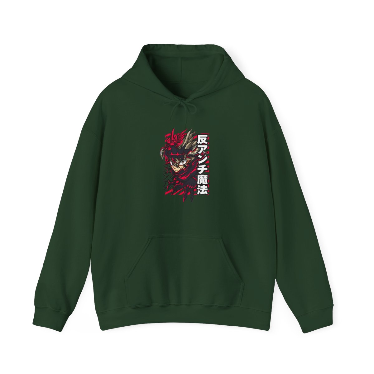 Asta Demon Horns Black Clover Anime Streetwear Hoodie - alternate angle 5, merchandise