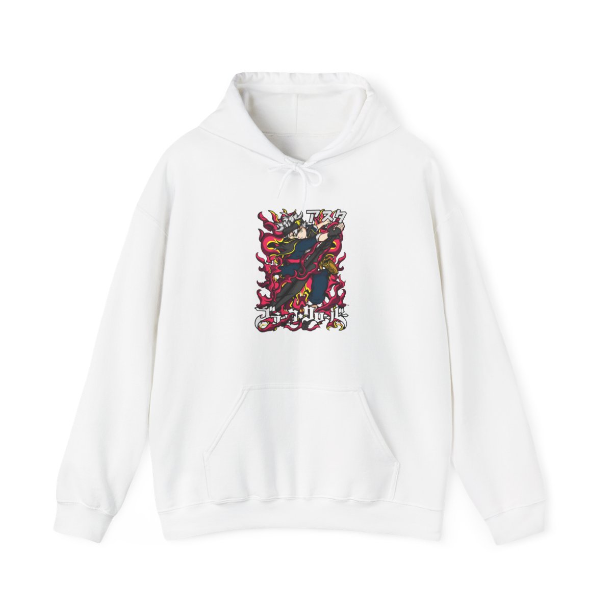 Asta Black Clover Hoodie Magic Sword Red Blade Stance