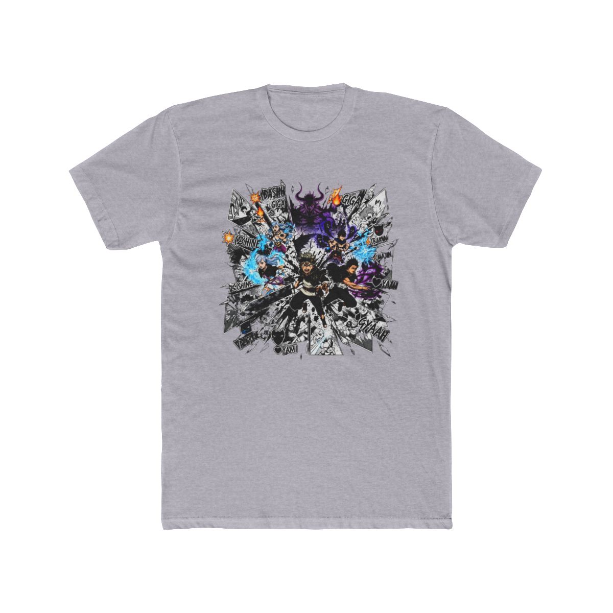 Black Clover Character Collage Art T Shirt - alternate angle 5, merchandise