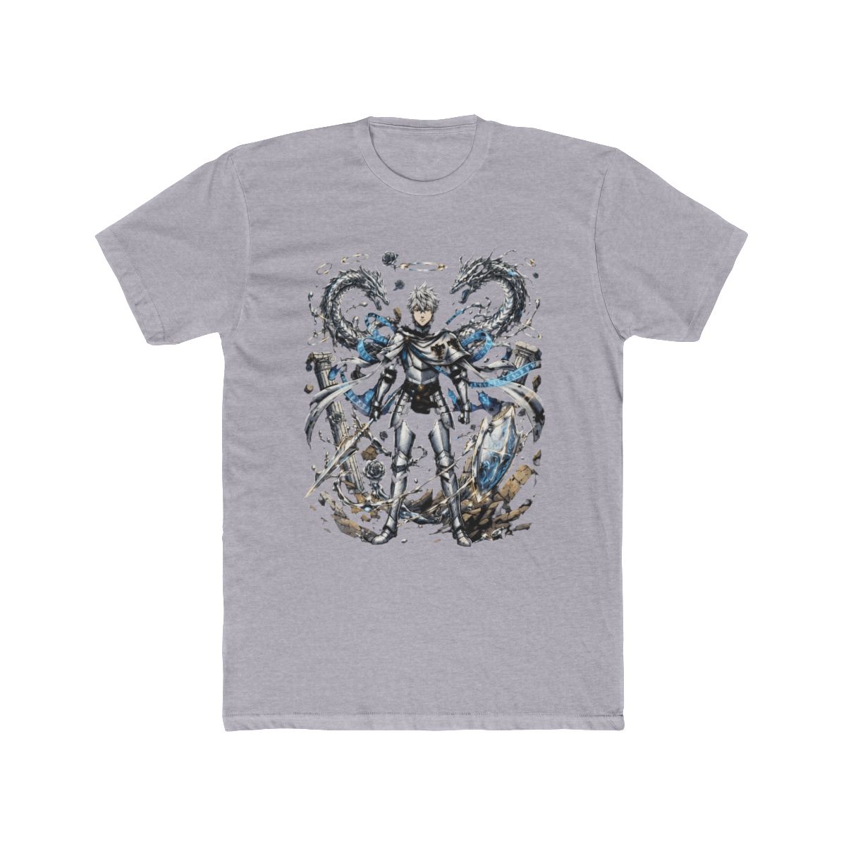 Nozel Silva From Black Clover T Shirt - alternate angle 5, merchandise
