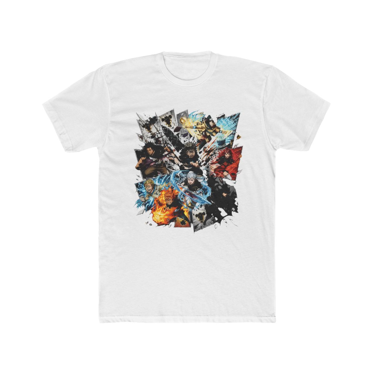 Black Clover Character Collage Art Long Sleeve T Shirt