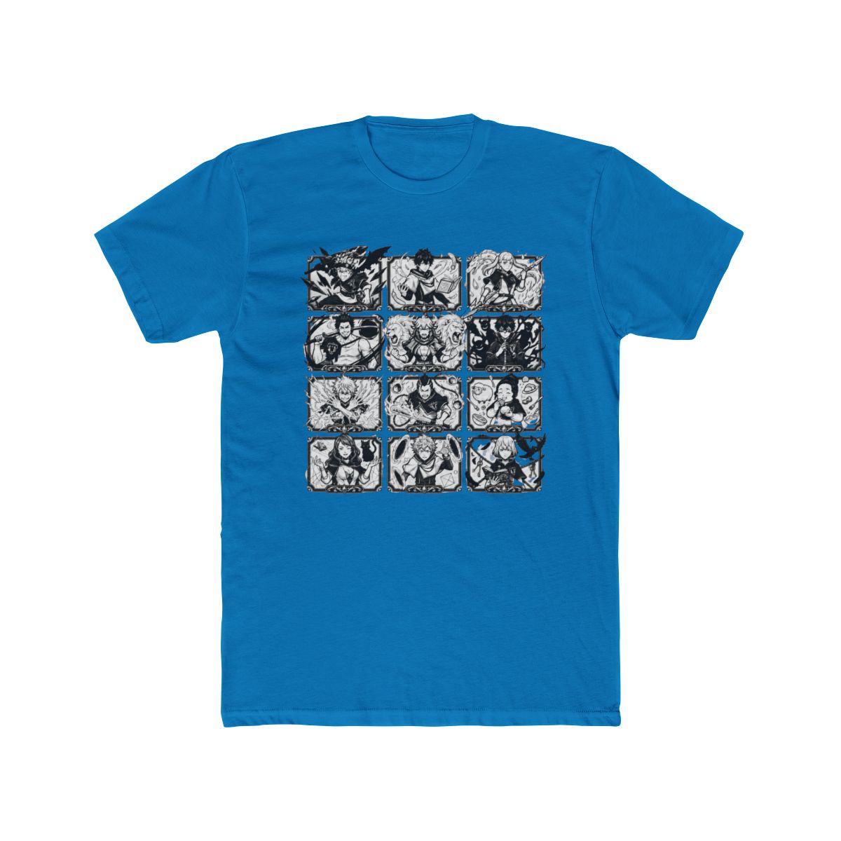 Black Clover Character Collage T Shirt